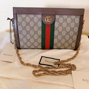 NWT Gucci Ophidia GG small shoulder bag